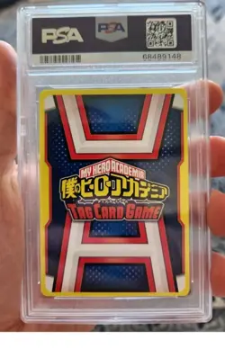 Izuku Midoriya HA-01-001 Secret Signed My Hero Academia Tag Card Game PSA10 - Image 2