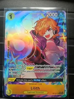 One Piece card. Lilith (Alternate Art) OP13-113 Carrying On His Will Foil - Image 1