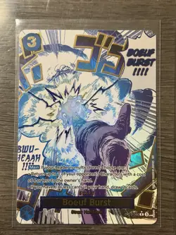 One Piece Boeuf Burst R Par Legacy of the Master Card OP12-060 Sanji - Image 1