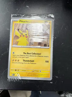 Pikachu At The Museum Black Star Promo Jumbo Card Sealed - Image 1