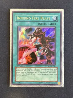 Yugioh! Inferno Fire Blast SOD-EN042 Ultra Rare 1st Edition NM - Image 1