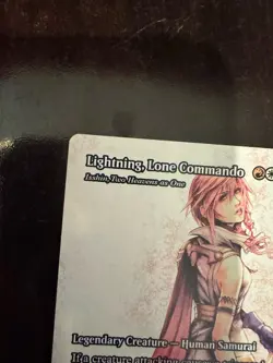 Lightning, Lone Commando (Showcase) 54 MTG Final Fantasy: Through the Ages (FCA) - Image 2