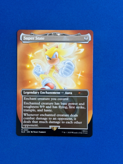 SUPER STATE MAGIC THE GATHERING MTG SECRET LAIR SONIC NON-FOIL 2081 - Image 1
