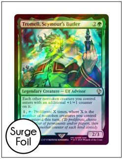 1x Tromell, Seymour's Butler, Surge Foil, Final Fantasy, Magic MTG NM - Image 1
