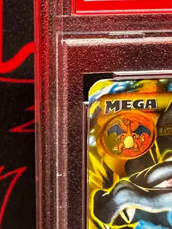 2014 Pokemon M Charizard EX (X) (Secret) 108/106 Flashfire Holo English PSA 6 - Image 2