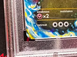 2014 Pokemon M Charizard EX (X) (Secret) 108/106 Flashfire Holo English PSA 6 - Image 4