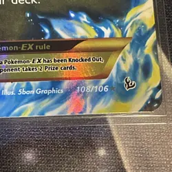 Pokemon M Charizard EX 108/106 XY Flashfire 2014 Ultra Rare Secret - Image 2