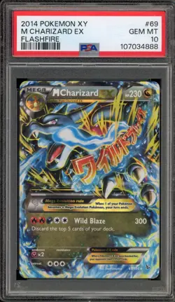 Pokemon M Charizard EX XY Flashfire Holo Rare #69 PSA 10 Gem Mint - Image 1