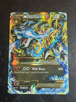 2014 Pokemon M Charizard EX (X) (Secret) 108/106 Flashfire Holo - Image 1