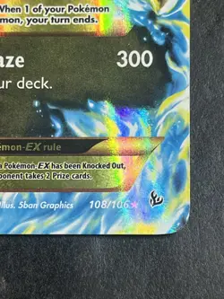 2014 Pokemon M Charizard EX (X) (Secret) 108/106 Flashfire Holo - Image 3