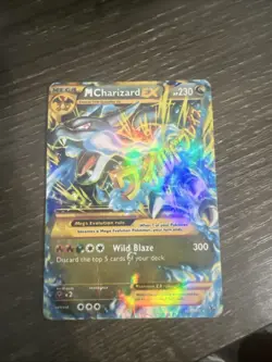 Pokemon TCG 2014 M Charizard EX Holo Card 108/106 Secret Rare - Image 1