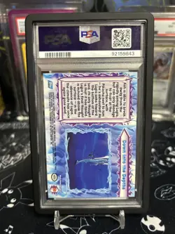 2000 TOPPS POKEMON THE MOVIE 2000 58 DOWN INTO THE DEPTHS FOIL PSA 8 - Image 2