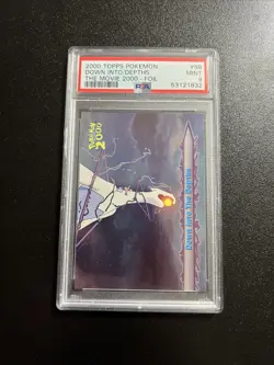 Topps Pokemon Movie 2000 Down into the Depths #58 Foil PSA 9 Lugia - Image 1