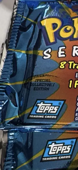 Topps 2000 Pokemon TV Animation Series 2 Booster Pack Collector’s Edition SEALED - Image 2