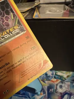 MP Pokemon TCG: Zygarde XY129 PRE RELEASE STAFF STAMPED XY Fates Collide Promo - Image 3