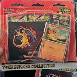Pokemon TCG Ascended Heroes Tech Sticker Collection CHARMANDER (In- Hand) - Image 1