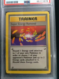 Graded PSA 6 SUPER ENERGY REMOVAL #79 1999 Pokemon Game EX - MT - Image 2