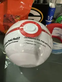 FACTORY SEALED Pokemon TCG Raid Ball Pokeball Tin C23 New - Image 3