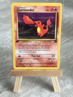 Pokemon TCG Charmander 50/82 1st Edition Team Rocket (English) - NM(-) - Image 1