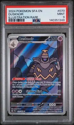 Pokemon TCG Dusknoir 070/064 Sv: Shrouded Fable Holo Illustration Rare PSA 9 - Image 1