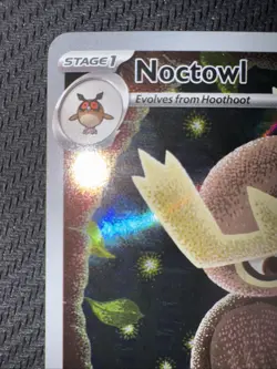 Pokemon TCG Noctowl 141 Full Art Stellar Crown Black Star Promo NM/M - Image 2