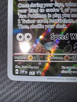 Pokemon TCG Noctowl 141 Full Art Stellar Crown Black Star Promo NM/M - Image 5