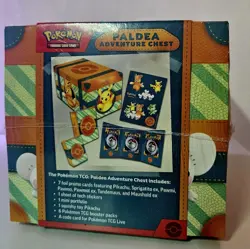 Pokemon TCG: Paldea Adventure Chest Factory Sealed Promo Box Collectors Edition - Image 4