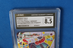 2021 POKEMON SHINING FATES BLACK STAR PROMOS DRAGAPULT VMAX CGC 8.5 - Image 2