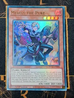 YUGIOH Medius the Pure (DUAD-EN008) Ultra Rare 1st Edition Near Mint - Image 1