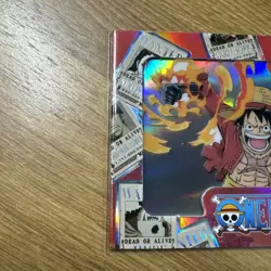 Cybercel One Piece S1 Super Rare Luffy UNSCANNED UNREDEEMED. ONP-01-22 - Image 2