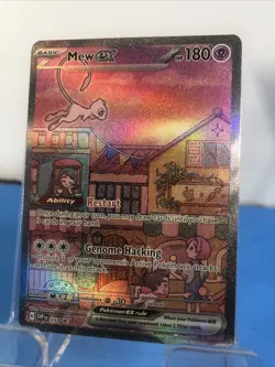 Mew ex SVP 053 Scarlet & Violet 151 Black Star UPC Promo Pokemon TCG NM - Image 1