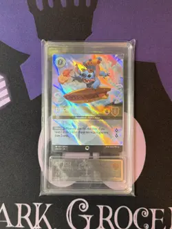 US SHIP | Disney Lorcana Stitch Carefree Surfer Enchanted Graded PCG 10 - Image 1
