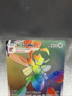 Pokemon TCG Scizor VMAX (Secret) 193/189 Swsh03: Darkness Ablaze Holo - NM - Image 3