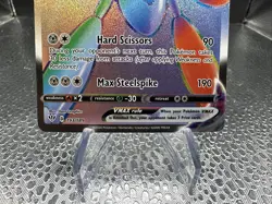 Pokemon TCG Scizor VMAX (Secret) 193/189 Swsh03: Darkness Ablaze Holo - NM - Image 4