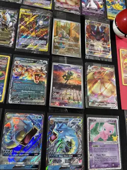 Pokemon Card Lot 100 Official TCG Cards Ultra Rare Included EX GX V MEGA + HOLOS - Image 4