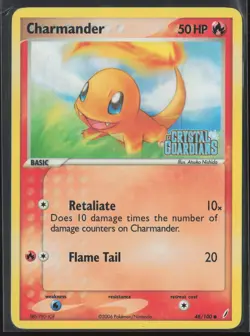 Charmander 48/100 - Crystal Guardians Reverse Holo - Pokemon LP - Image 1