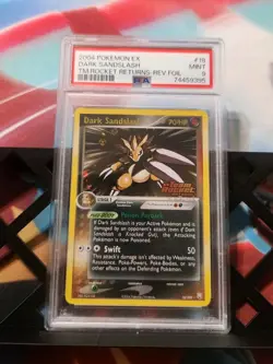 Pokemon TCG Dark Sandslash 18/109 Team Rockets Returns Psa 9 - Image 1