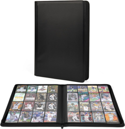 Premium 1000+ Pockets Trading Card Binder, 16-Pocket Ringless Side-Loading Album - Image 1