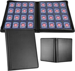 Card Binder 1000 Pockets, Premium PU Cover 16 Pocket Trading Card Binder, Ringle - Image 1