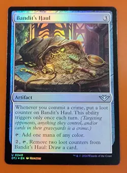 1x Bandit's Haul | FOIL | Outlaws of Thunder Junction | MTG Magic Cards - Image 1