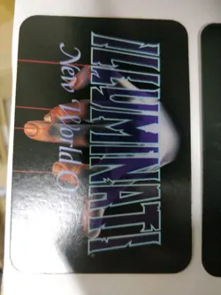 Pizza + Market : ILLUMINATI NEW WORLD ORDER LIMITED 1994 CARD GAME INWO - Image 2