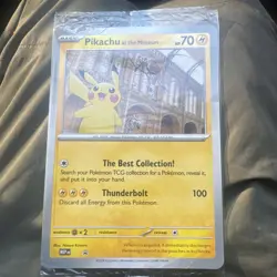 Pikachu at the Museum - Natural History Museum London Promo Card (UK Exclusive) - Image 1