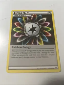 Pokemon 4X ENERGY RAINBOW ENERGY 152/162 UNCOMMON NM CARD - Image 1