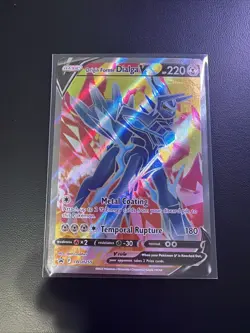 Origin Forme Dialga V SWSH255 NM Promo Full Art Pokemon Card - Image 1