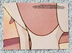 TOPPS POKEMON ANIMATION SERIES STICKER/PUZZLE CARD BLUE LOGO PRINT Bulbasaur - Image 2