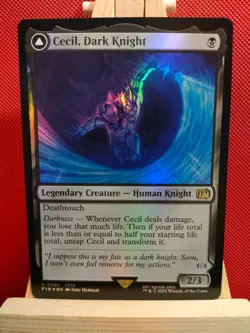 Cecil, Dark Knight FOIL - Final Fantasy - Rare - NM (See Pics) MTG - Image 1