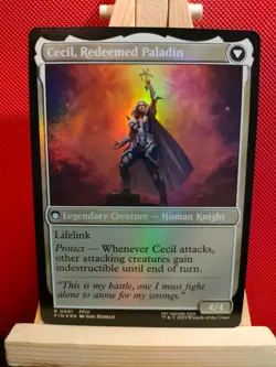 Cecil, Dark Knight FOIL - Final Fantasy - Rare - NM (See Pics) MTG - Image 2