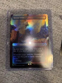 Steam Vents FOIL Borderless 348 Lorwyn Eclipsed ECL MTG Rare Land - Image 1