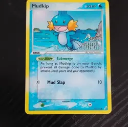 Pokemon Mudkip Crystal Guardians Reverse Holo 57/100 HP50 Common 2006 TCG - Image 1