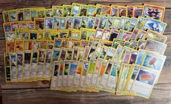 Pokemon Sword And Shield Near Complete NON HOLO Base Set x125 Starter Set LP-NM - Image 1